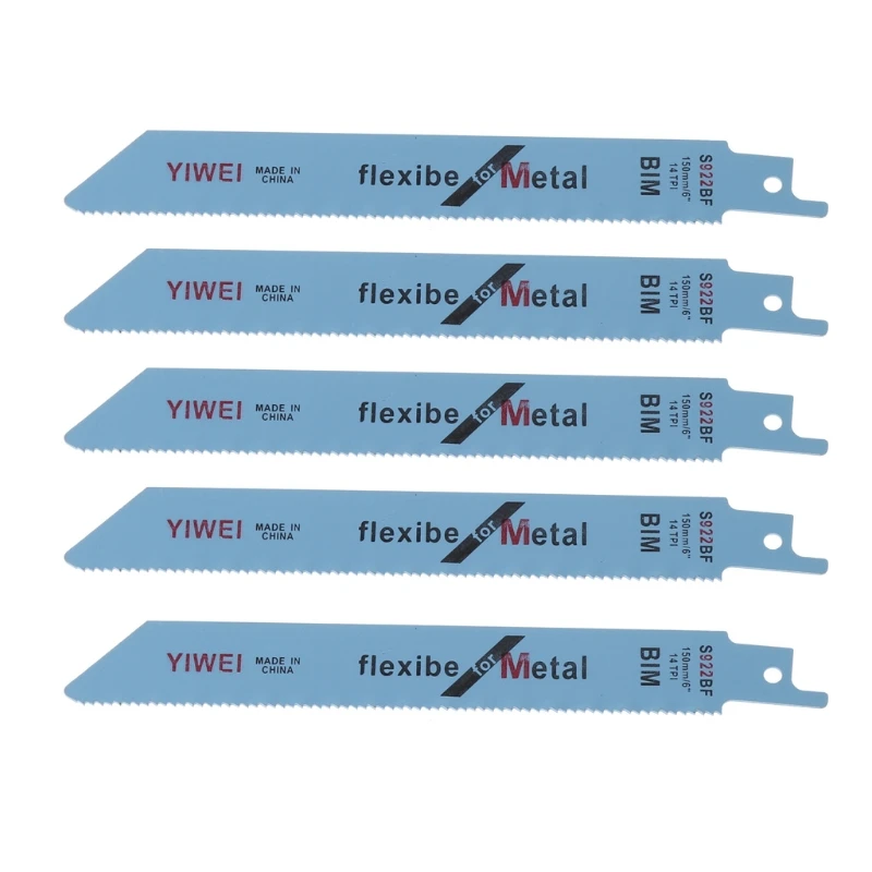

5 Pcs 152mm Reciprocating Cut S922BF 2608656014 For Metal Wood Cutting
