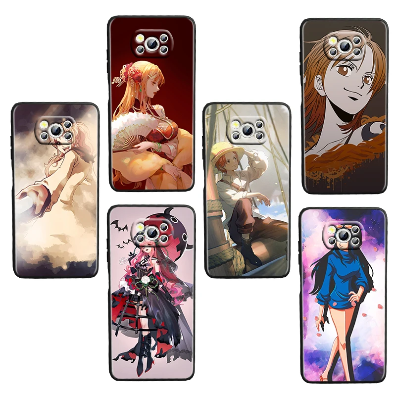 

Good looking One Piece Anime For Xiaomi Civi Mi Poco X3 NFC F3 GT M4 M3 M2 X2 F2 Pro C3 F1 Silicone Shell Capa Black Phone Case
