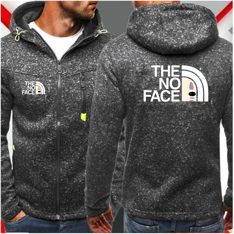 

Hip Hop Men Hoodies Sweatshirts Anime No Face Man Mask Printed 2023 New Autumn Casual Brand Jacket Coat Zip Cardigan Plus Fleece