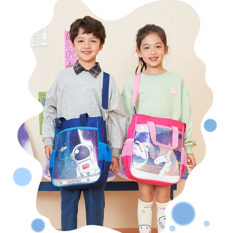 Children Astronaut Unicorn Cute Cartoon Tutorial Bags New Primary Girl Boy Large Capacity Fashion Shoulder Bag for Students Hot