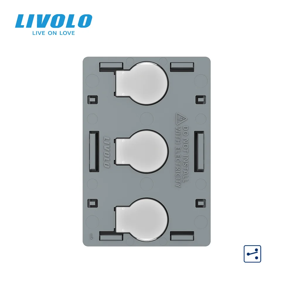 

LIVOLO 3gang 2ways touch switch module,45mm*67.5mm parts,for the new series.