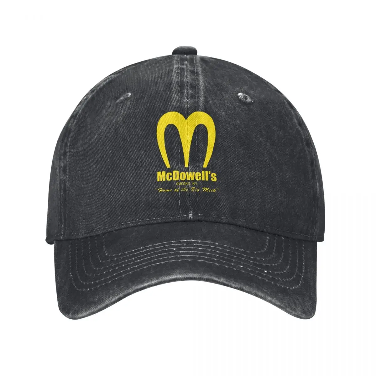 Фото Coming To America McDowell Logo demin Кепка Дышащая дизайнерская кепка Женская бейсболка Мужская №1