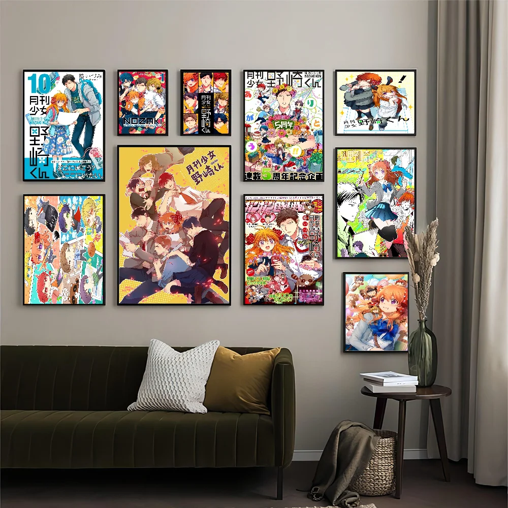 Monthly Girls Nozaki-kun Movie Sticky Posters Whitepaper Sticker DIY Room Bar Cafe Wall Stickers