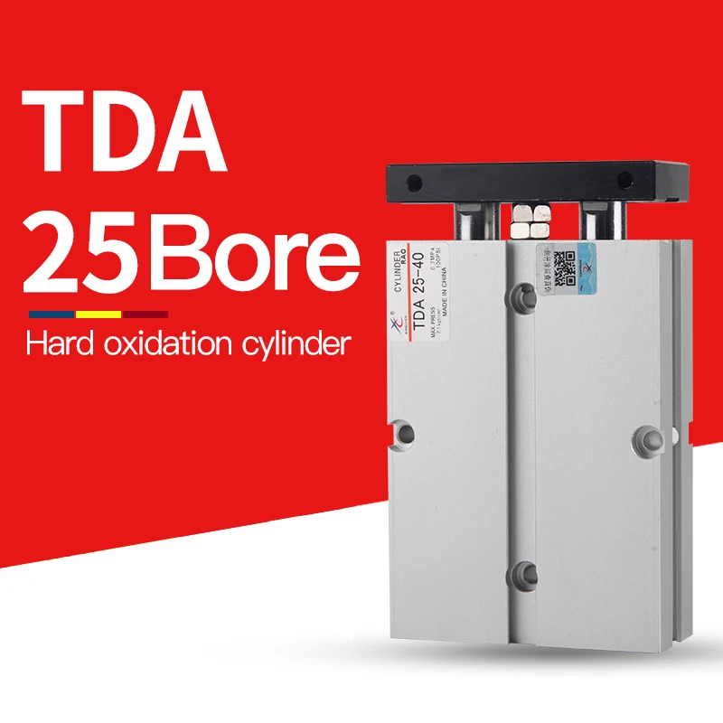 

Free shipping 25mm Bore Cylinder 10/15/20/25/30/35/40/45/50/60/70/75/80/90/100/125/150mm Double rod cylinders TN and TDA