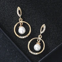 korean fashion classic high quality smart pearl earrings friends party business banquet gift women jewelry earrings 2022