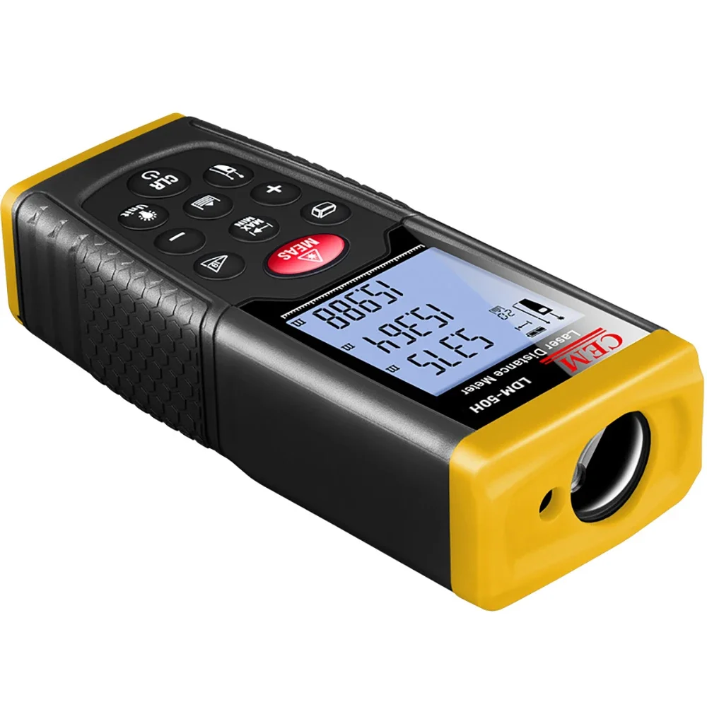 CEM LDM-50H 164 2 фута 50 м наружный лазерный дальномер для измерения дневного света