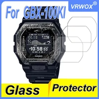 3pcs tempered glass for casio gbx 100ki gmw b5000tcm gx 56bb gbx 100 dw 5600rec gmw b5000cs watch full coverage screen protector