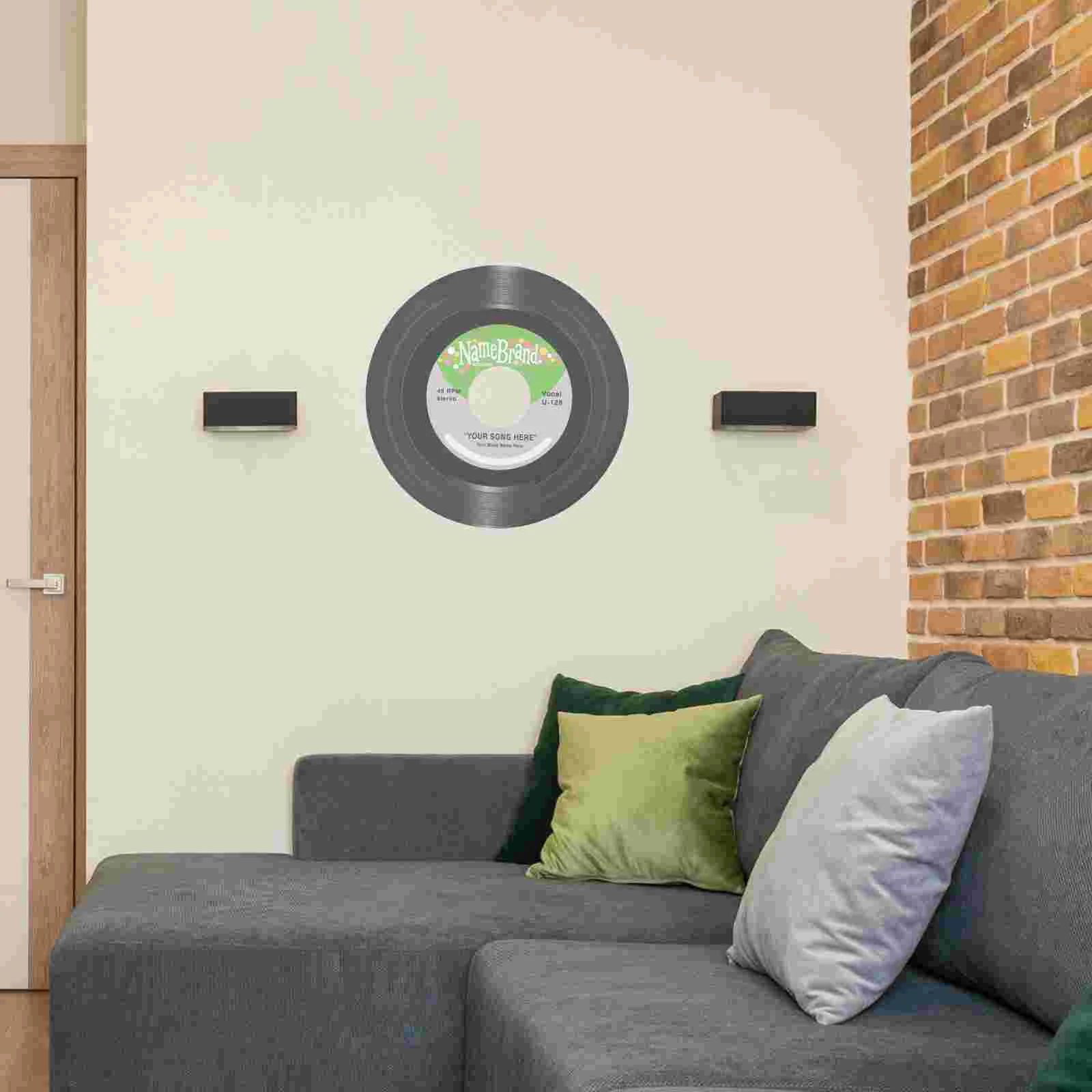 

5pcs Record Wall Sticker Cafe and Bar Wall Vinyl Record Decals Music Party Decoration
