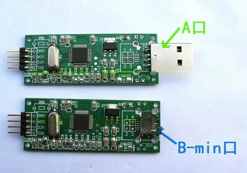 Фото Новая версия 51mini 8051 MCU Emulator 1T, высокоскоростной, вместо AT89C51-USB, встроенный эмулятор с интерфейсом USB №5