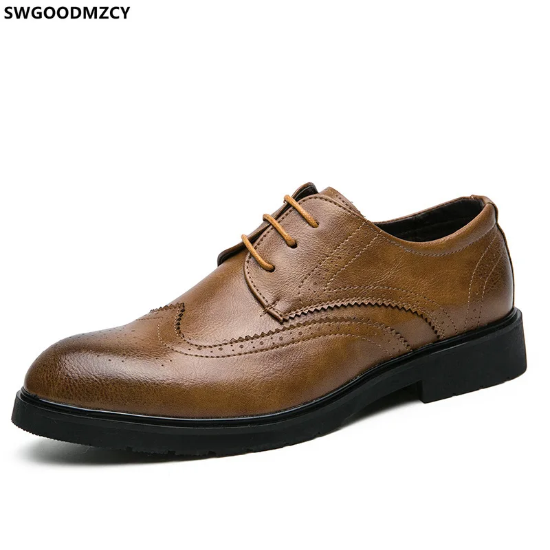 

Casual Shoes for Men The Office Brown Dress Italiano Office 2023 Business Suit Oxford Shoes for Men Brogue Shoes Men Coiffeur