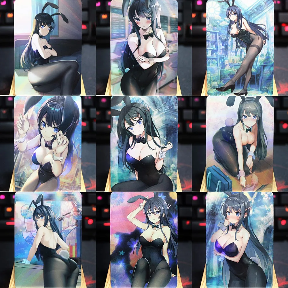 9 штук/Набор Аниме мобильная игра флэш-карта ACG заклинание карточка девушка флэш