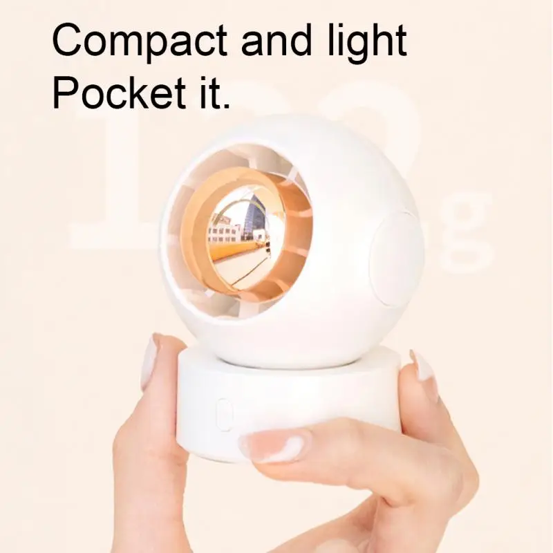 

Handheld Fan Electric Fan With A Neck Lanyard Three-purpose Astronaut Desktop Fan Mini Desktop Fan Usb Charge Small Fan Portable