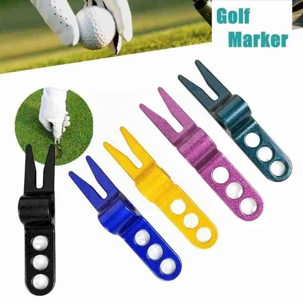 

Портативные тренировочные принадлежности из алюминиевого сплава, уличные аксессуары для гольфа, рельефная вилка для игры в гольф, инструме...