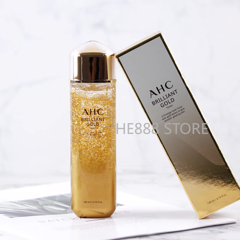 

Korea AHC Brilliant 24k Gold Toner 140ml Hyaluronic Acid Essence Toner Moisturizing Nourishing Anti-aging Repairing Skin Care