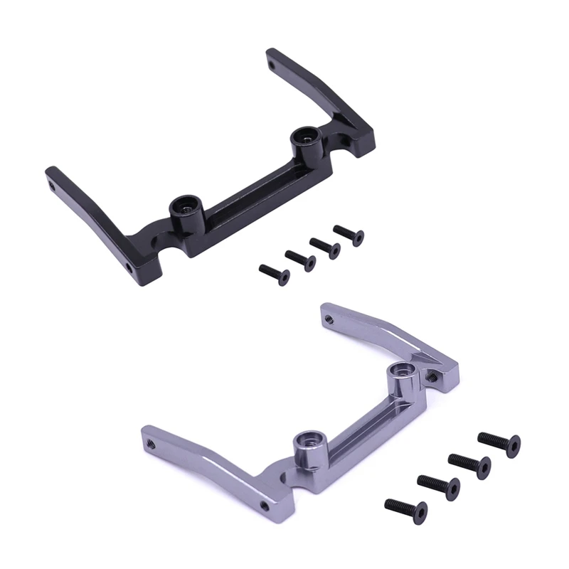 

2 комплекта коробка для радиоприемника, монтажный фиксированный кронштейн Скоба для шасси балка для Axial SCX10 1/10 RC Crawler Car, черный и титановый