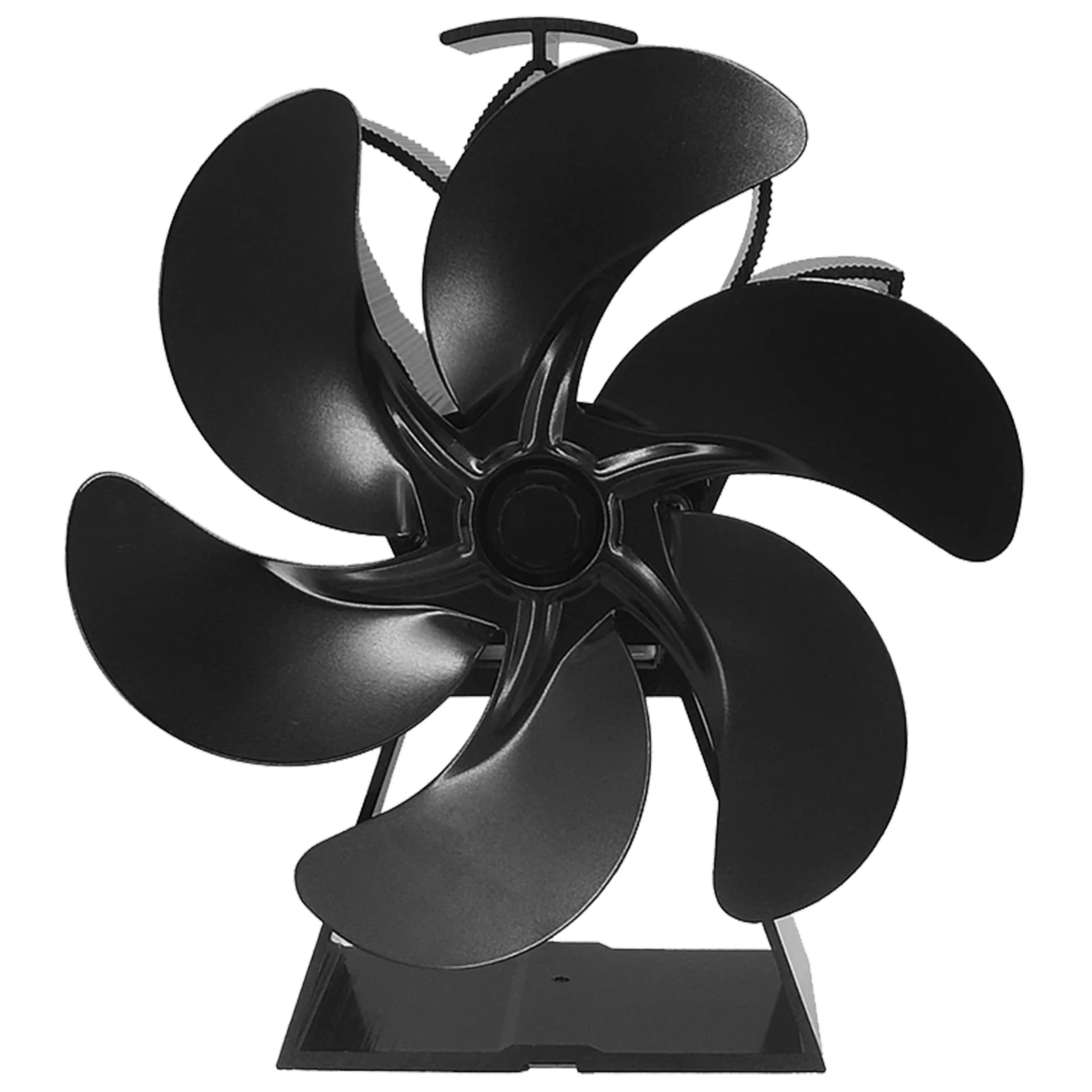 

Вентилятор для камина вентилятор для деревянной плиты с 6 лопастями, работающий от тепла, тихая подставка для камина, деревянная горелка без...