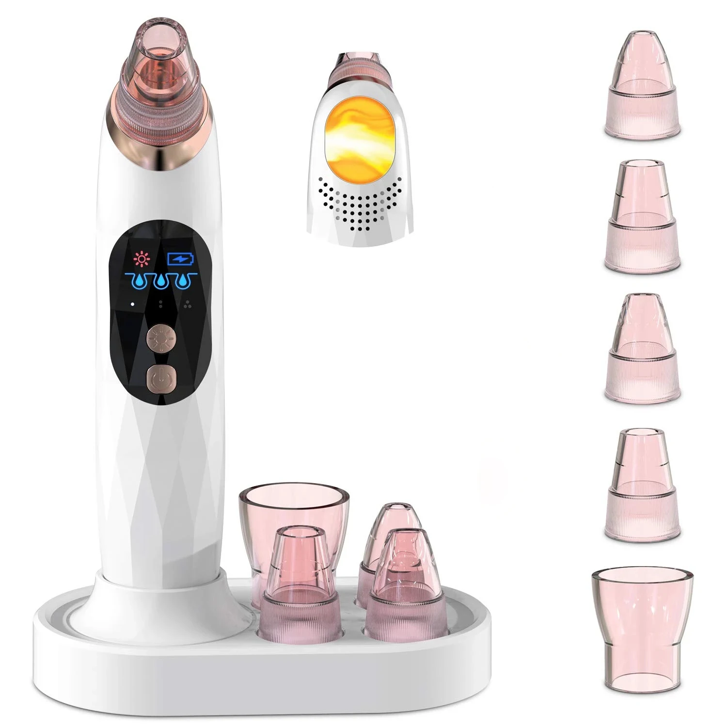 

Blackhead Remover Face Deep Nose Cleaner T Zone Pore Acne Pimple Removal Vacuum Suction Facial Acne Beauty Clean Skin Tool