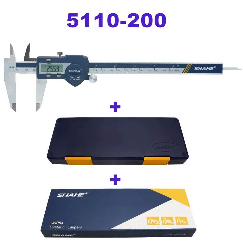 

Automatic Shutdown Vernier Calipers Absolute Waterproof With Depth Bridge