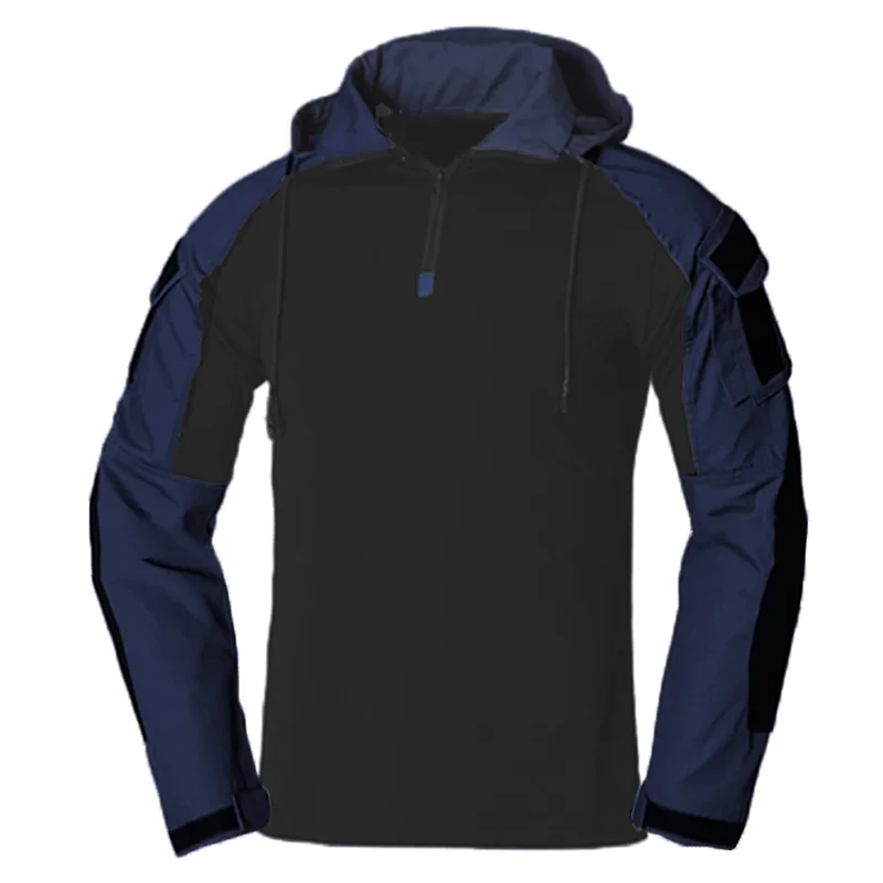 Мужская тактическая футболка камуфляжная униформа для пейнтбола Охотничья