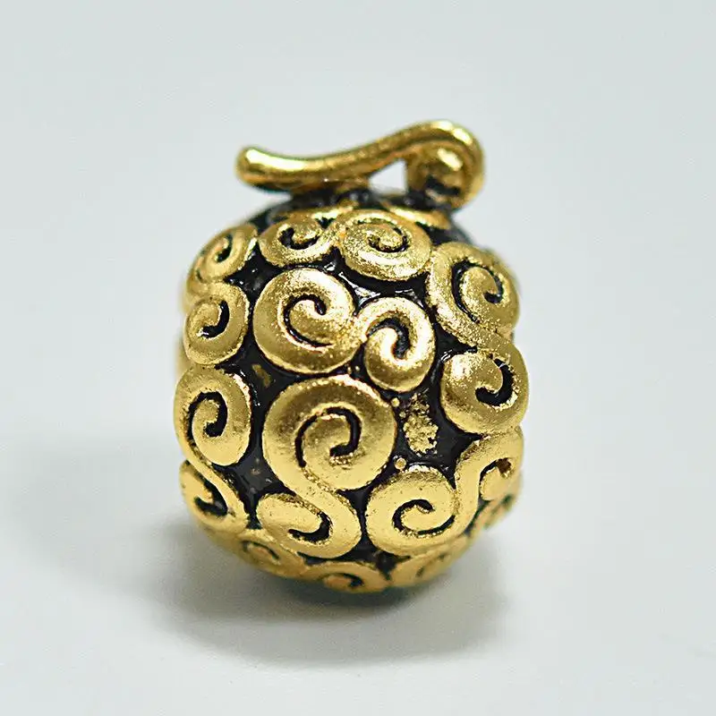 

One Piece 3D Imitation Gold Bracelet String Beads Devil Fruit Lucky Beads