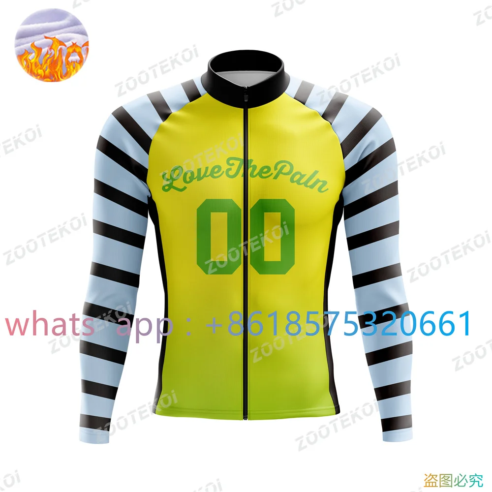 Ing Jacket Tops Men's Long Sleeve Bicycle Jackets Ciclismo Fleece Bike Apparel