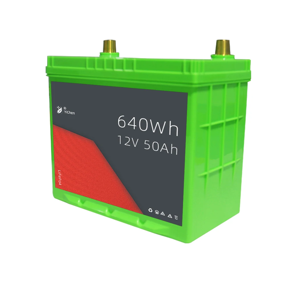 Свинцово-кислотная сменная литиевая батарея LiFePO4 12 в 50 Ач для электромобиля