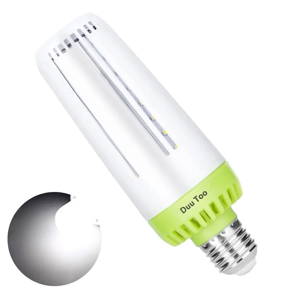 

E27 E26 Covered Energy Saving Lamps Corn Bulb High Power Warehouse Indoor Garage Radiator Aluminum 360 Degree Led Light 85-265V