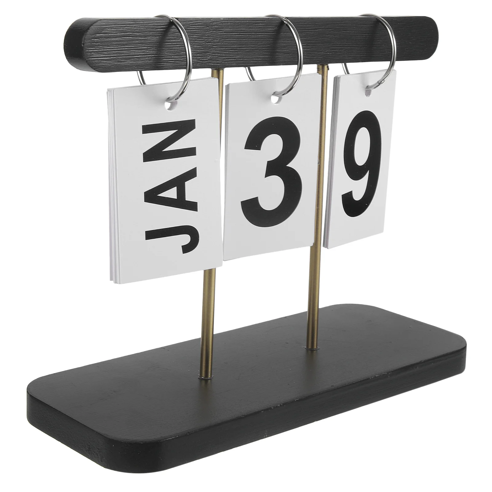 

Wooden Desk Calendar Tabletop Calendar Rustic Page Turning Calendar Desk decor