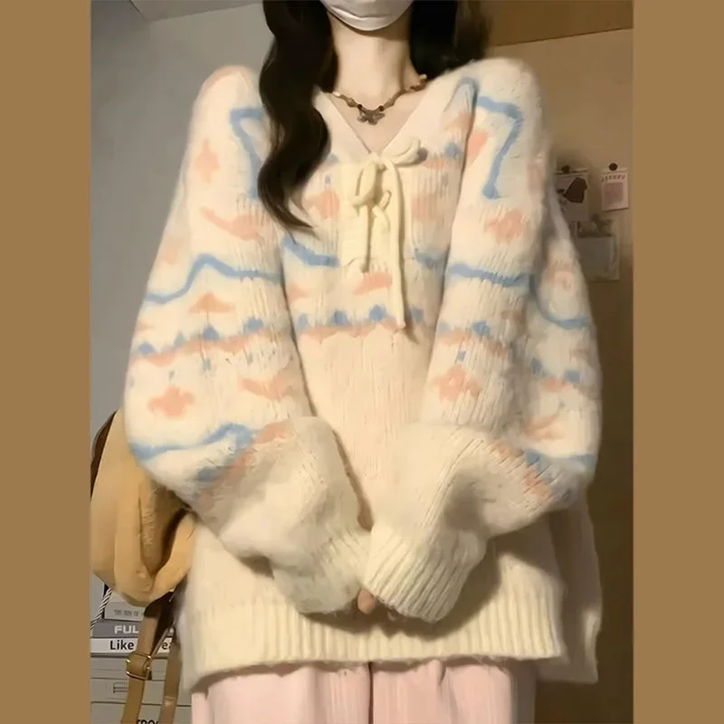 Женский акриловый свитер Бияби