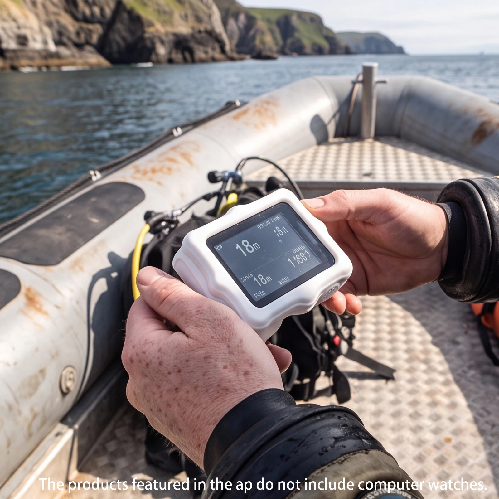 Фото Защитный чехол для дайв-компьютера Shearwater Perdix из силикона, ударопрочный чехол для часов для подводного плавания, совместимый с Shearwater Perdix AI/SA/2. №2