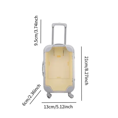 Мини-чемодан для кукол пластиковый