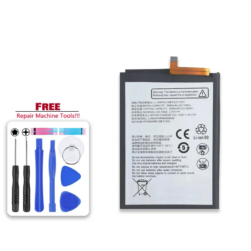 Сменный аккумулятор 6000 мАч Li3959t44P8h956656 для ZTE 30 Pro 30pro S30SE S30 SE 8030N