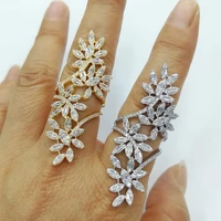 kellybola trendy wide sketch big bold statement ring for women cubic zircon finger rings beads charm ring bohemian beach jewelry