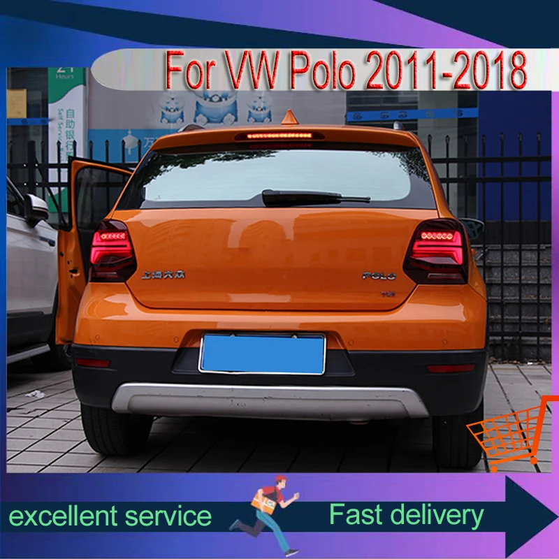 Стайлинг автомобиля для VW Volkswagen Polo 2011-2018 задние фонари модифицированный привод в