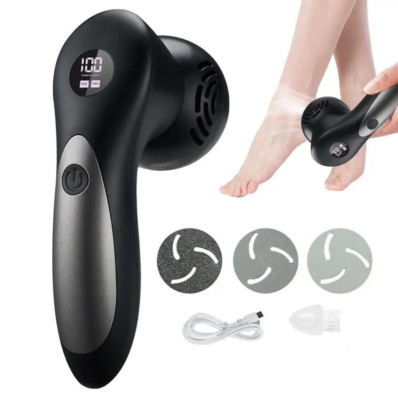 

Electric Foot Callus Remover Vacuum Callus Remover Dual Speed Auto Foot Scrubber Waterproof Rechargeable Dust Storage Space