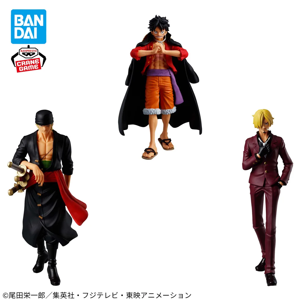 В наличии оригинальная фигурка BANPRESTO THE SHUKKO SPECIAL One Piece Monkey D Luffy Roronoa Zoro Sanji