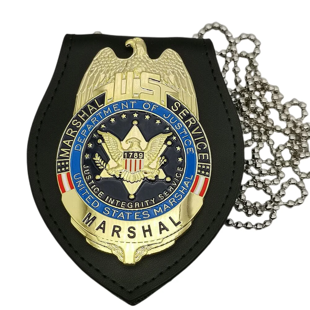 

U.S.Federal law enforcement agency of the Ministry of Justice Metal Badge 1:1 tactical supplies Exquisite gift