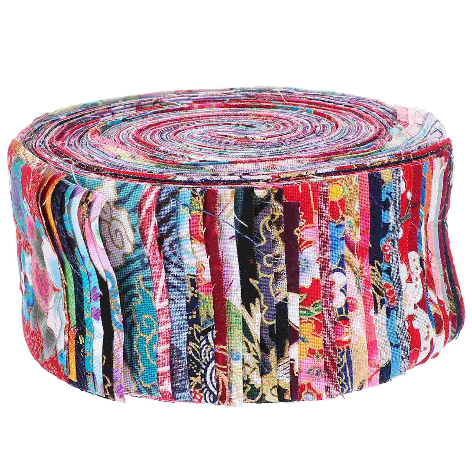 

36 Pcs Strip Cloth Group Patchwork DIY Craft Bundle Wedding Scrapbook Cotton Fabric Material Handmade Gifts Quilting Sewing