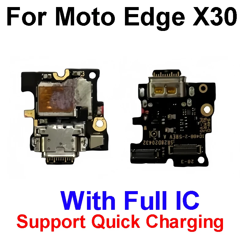 Для Motorola Moto Edge X30: Плата зарядного порта USB с микрофоном и слотом для SIM-карты (малая плата), запчасти и аксессуары (art.: 3920d8febcc65) - 3920d8febcc65