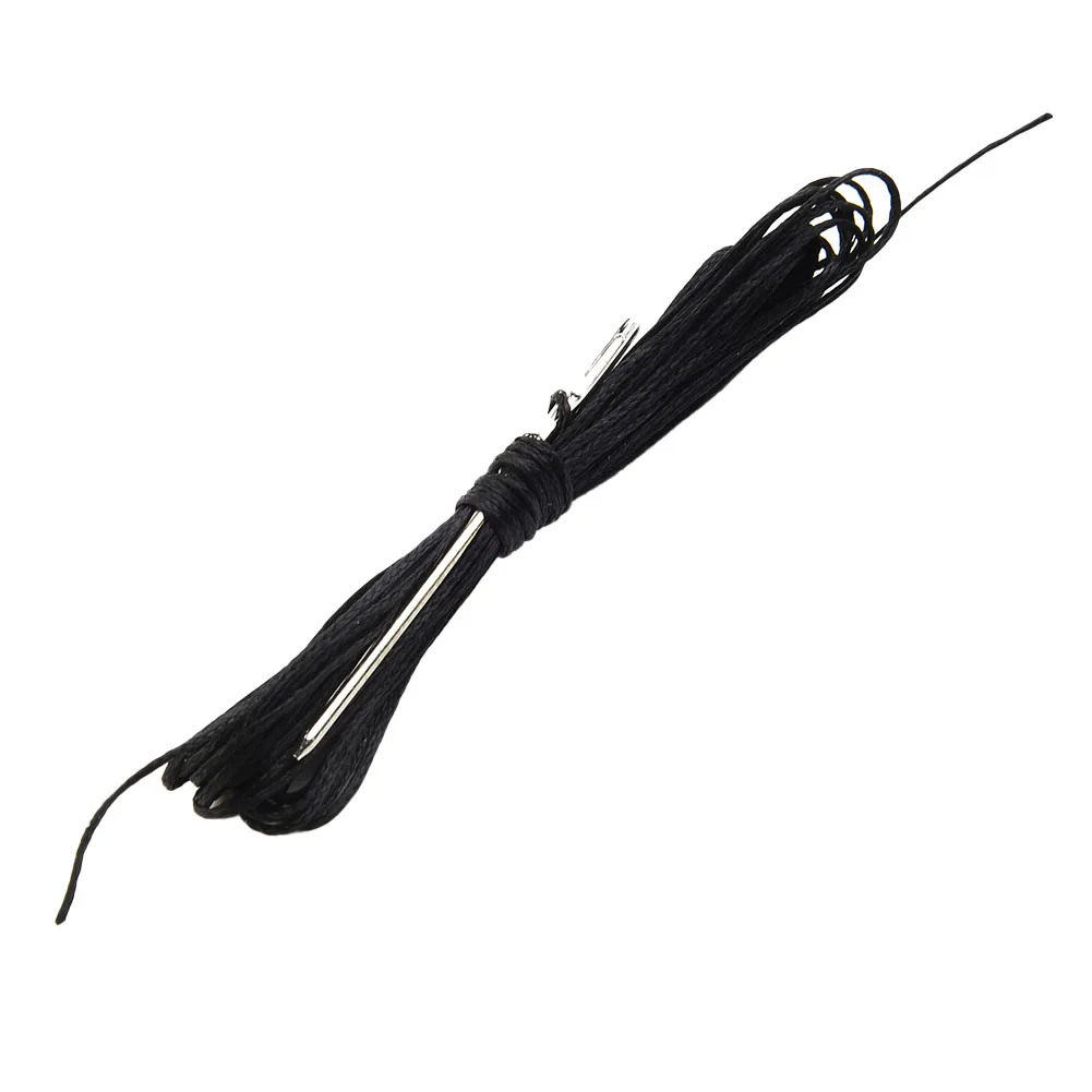 

Hand Sewing Steering Wheel Cover Comfortable Gift Universal Vehicle 1pcs Accessories Black Breathable Practical