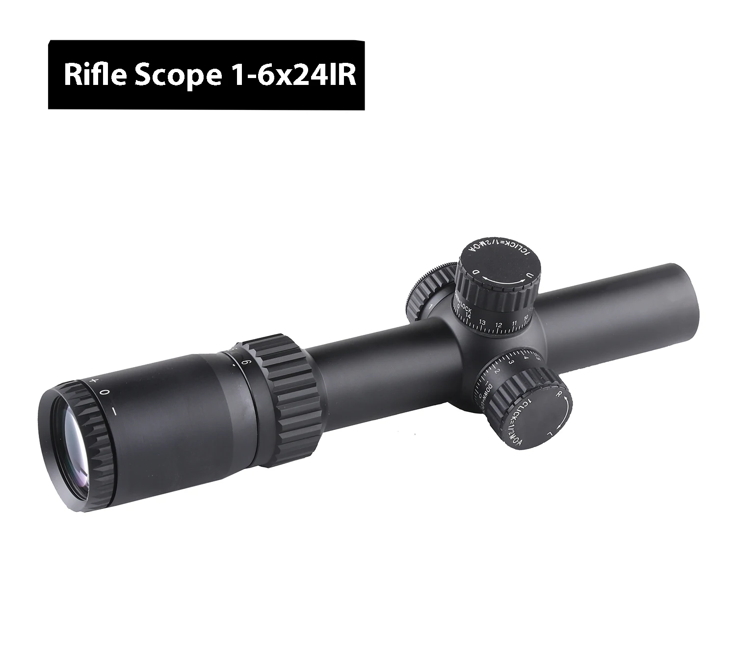 

1-6X24IR Compact Optical Sight Tactical Riflescope For Hunting Illuminated Reticle