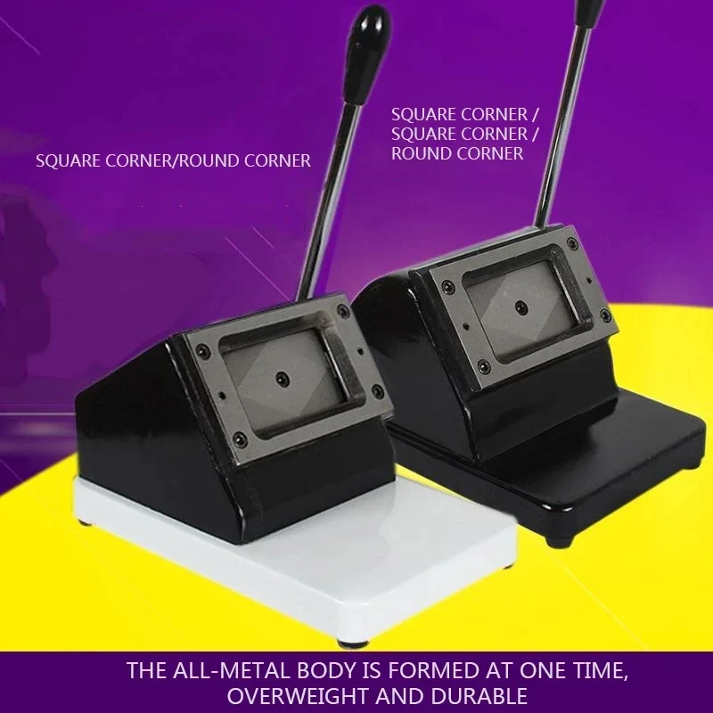 Ручной сверхмощный станок для резки визитных карточек ПВХ-карта прямоугольный