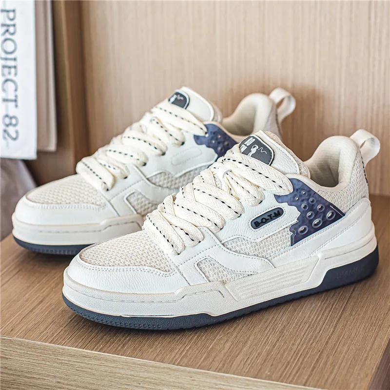 

Mens Skateboarding Shoes Platform Casual Footwear Male Retro Walking Sneakers Originales Outdoor Lace-up Zapatillas De Hombre