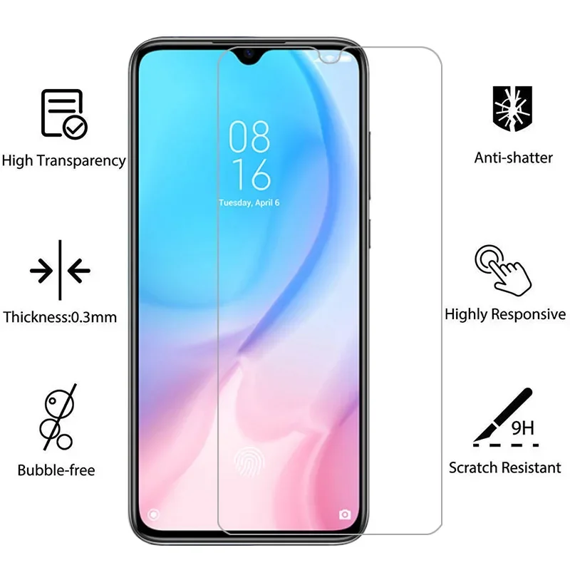 Защитный экран из закаленного стекла для xiaomi mi 9 lite чехол ksiomi xiao my light lai защитный