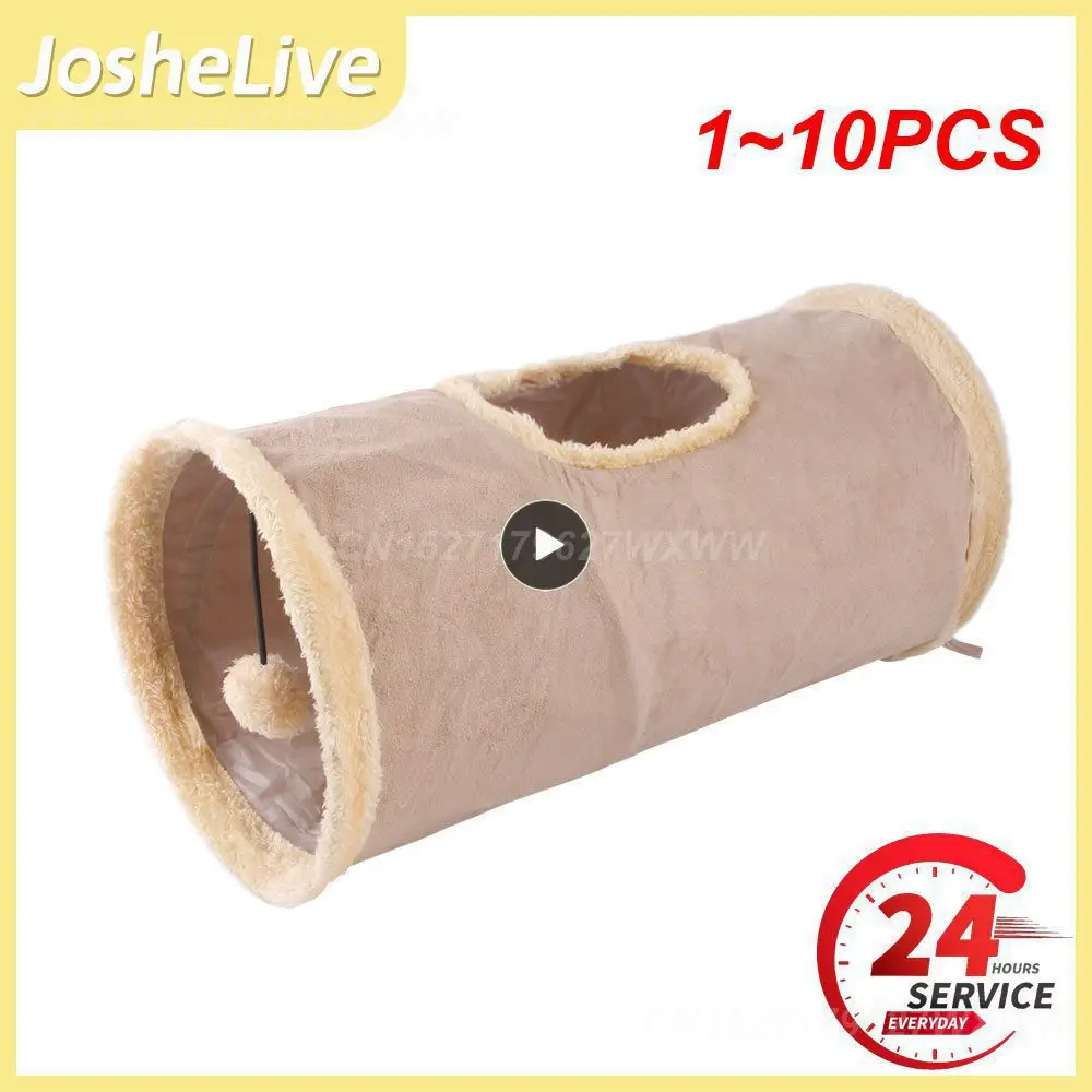 

1~10PCS Cat Tunnel Tube Kitty Tunnel Bored Cat Pet Toys Peek Hole Toy