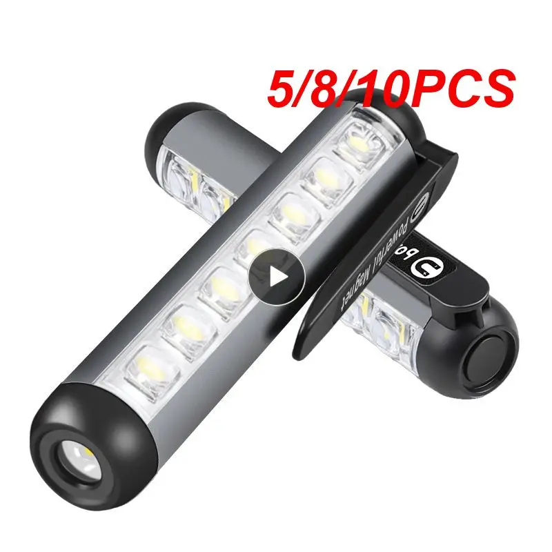 

5/8/10PCS Power Bank Rechargeable Lamp Powerful Led Flashlight Usb Charging Battery Flashlight Camping Lantern Flashlight