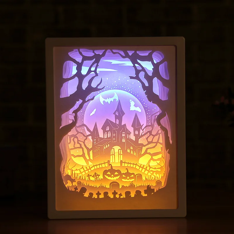 

Fashion Night Light Hanging Home Dormitory Atmosphere Lamp For Halloween Christmas Decoration Creative Birthday Memorial Gift