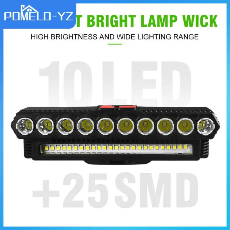 

Водонепроницаемый налобный фонарь, регулируемый головной фонарь с 10 светодиодами, зарядка через Usb, суперъяркий, осветительные приборы, наружное освещение