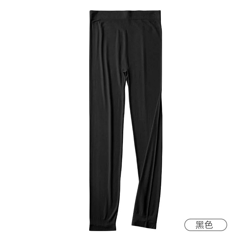 Women's Soft Comfortable Warm Autumn Leggings Push Up Hips High Elasticity Snug Invisible Long Pants No Budle Breathable Pants