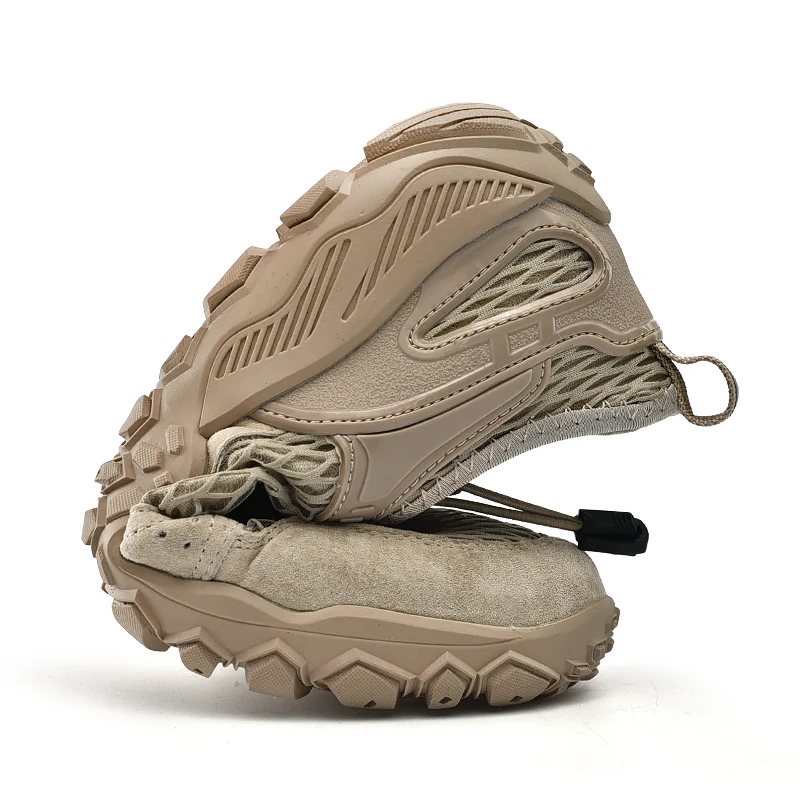 SENAGE Summer Trekking Hiking Shoes Mesh Breathable Casual Men Sneakers Light Non-slip Walking Shoes Outdoor Climbing Shoes